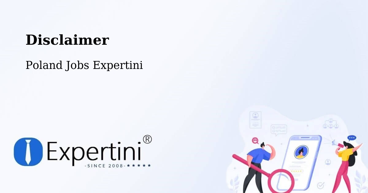 Disclaimer – Krzykosy - Poland Jobs Expertini